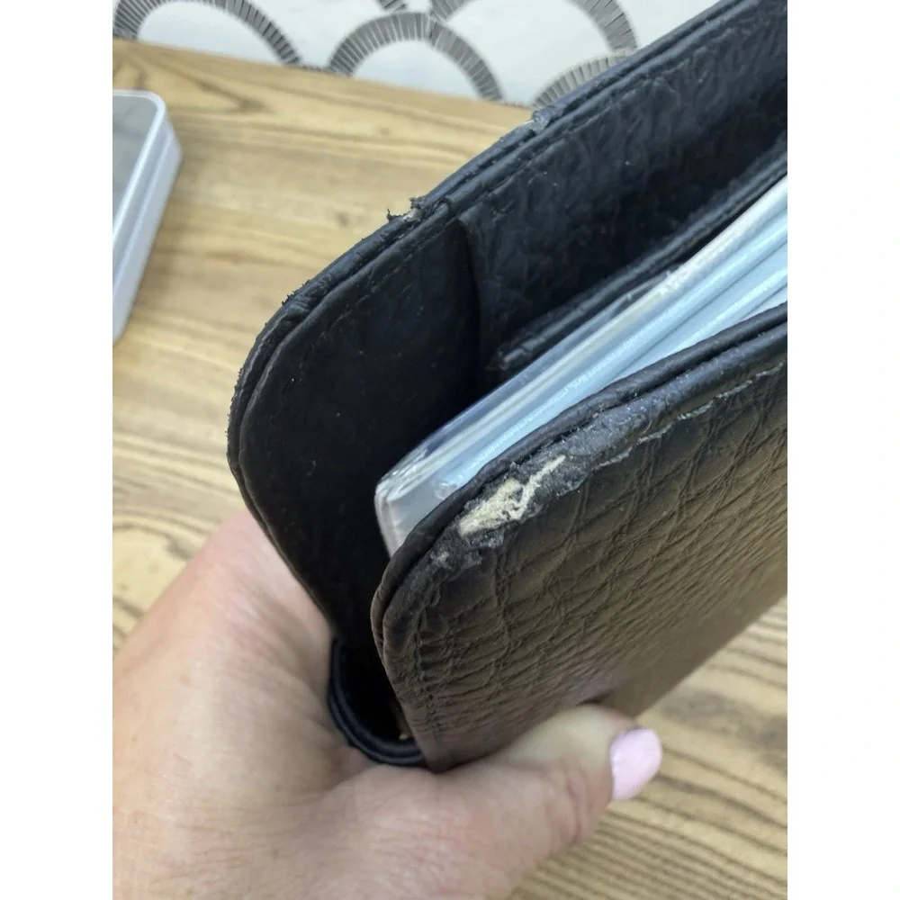 Franklin Covey 365 Monthly Weekly Organizer Planner Black Faux Leather & Notes
